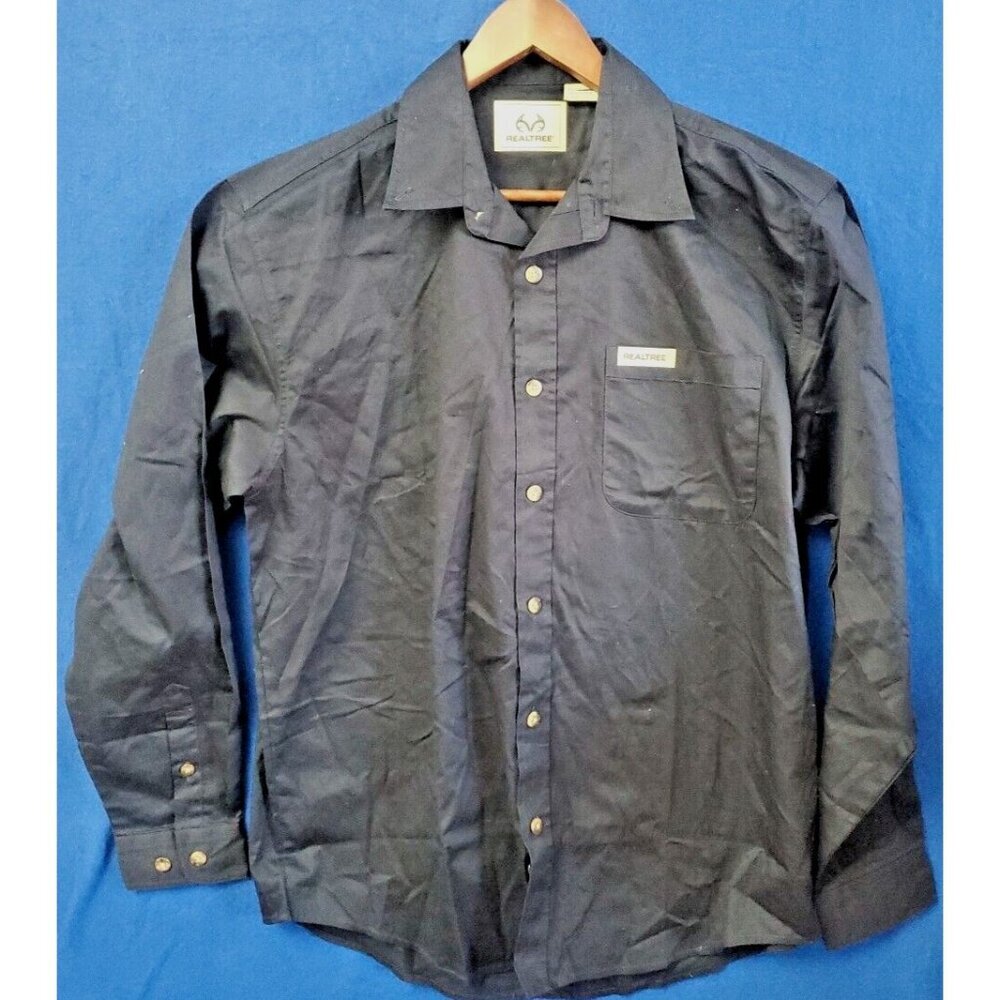 REALTREE Button Down Blue Shirt NEW Men's Size L Hunting Gear